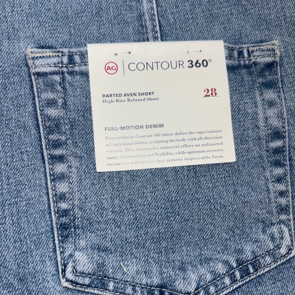 AG Darted Denim Women's Shorts - Picture 9 of 9